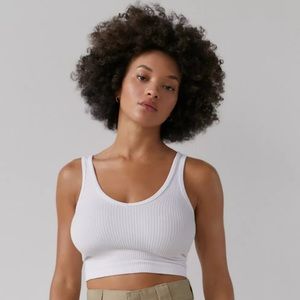 UO Out From Under Drew Seamless Ribbed Bra Top